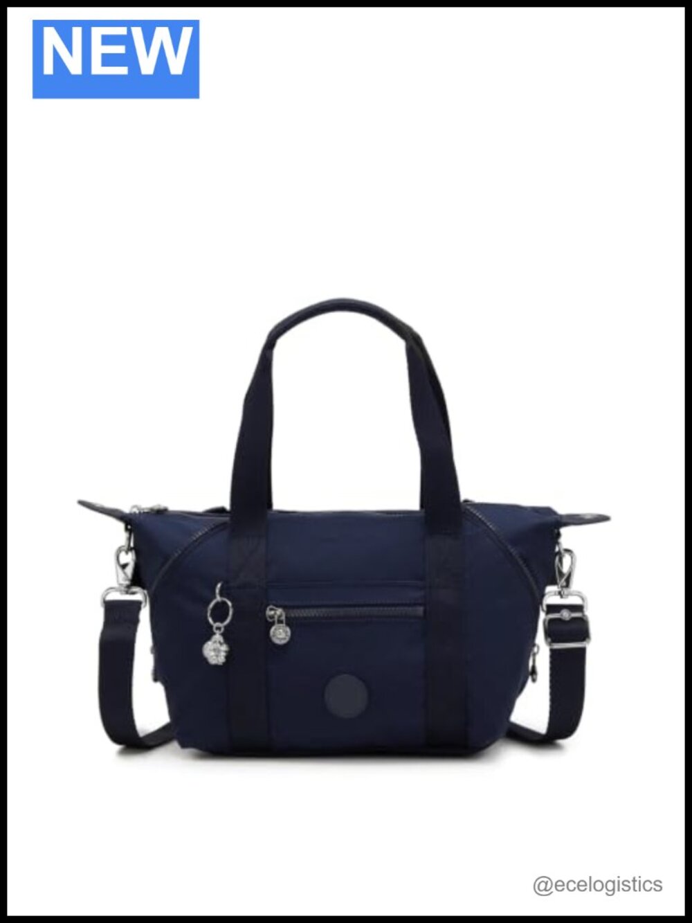 Nylon Mini Satchel Shoulder Bag with Top Handle